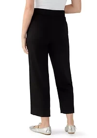 Petite Scuba Ankle Pants