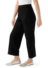 Petite Scuba Ankle Pants