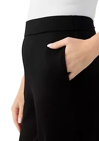 Petite Scuba Ankle Pants