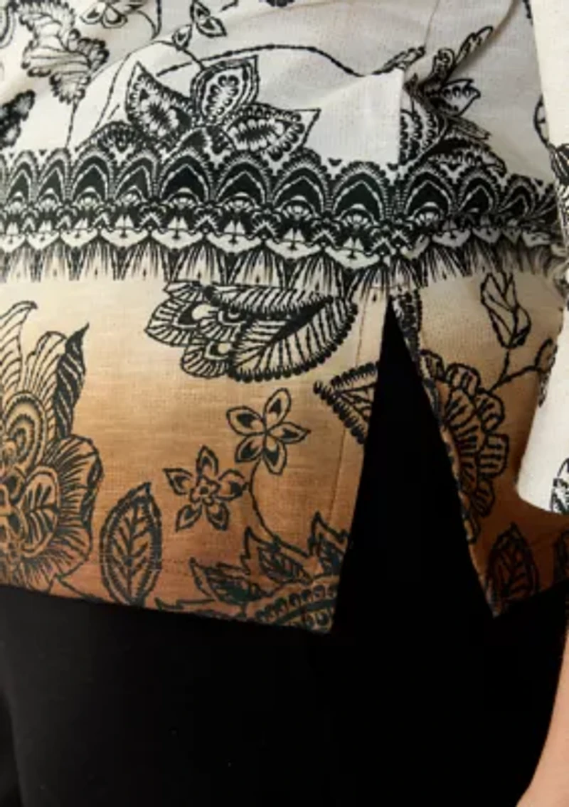 Petite Batik Border Top