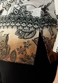 Petite Batik Border Top