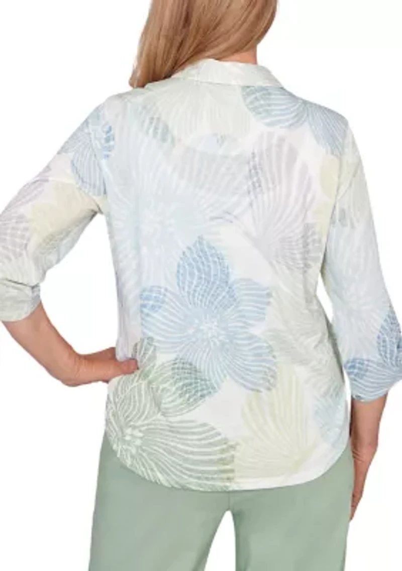 Women's St. Augustine Abstract Floral Top