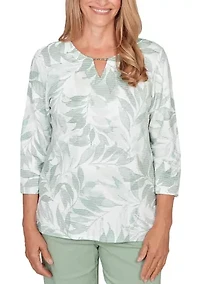 Women's St. Augustine Monotone Leaves Top