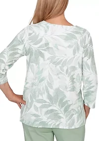 Women's St. Augustine Monotone Leaves Top