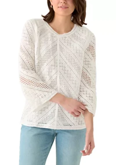 Women's St. Augustine Chevron Crochet Top