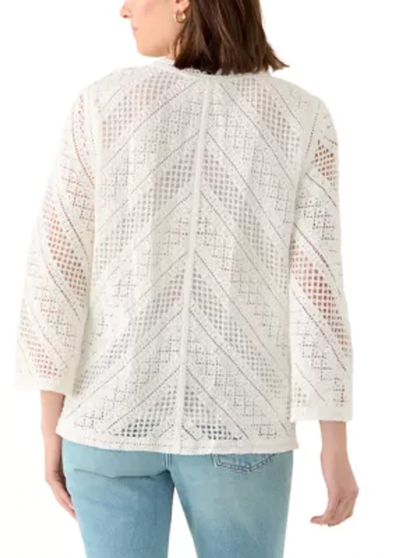 Women's St. Augustine Chevron Crochet Top