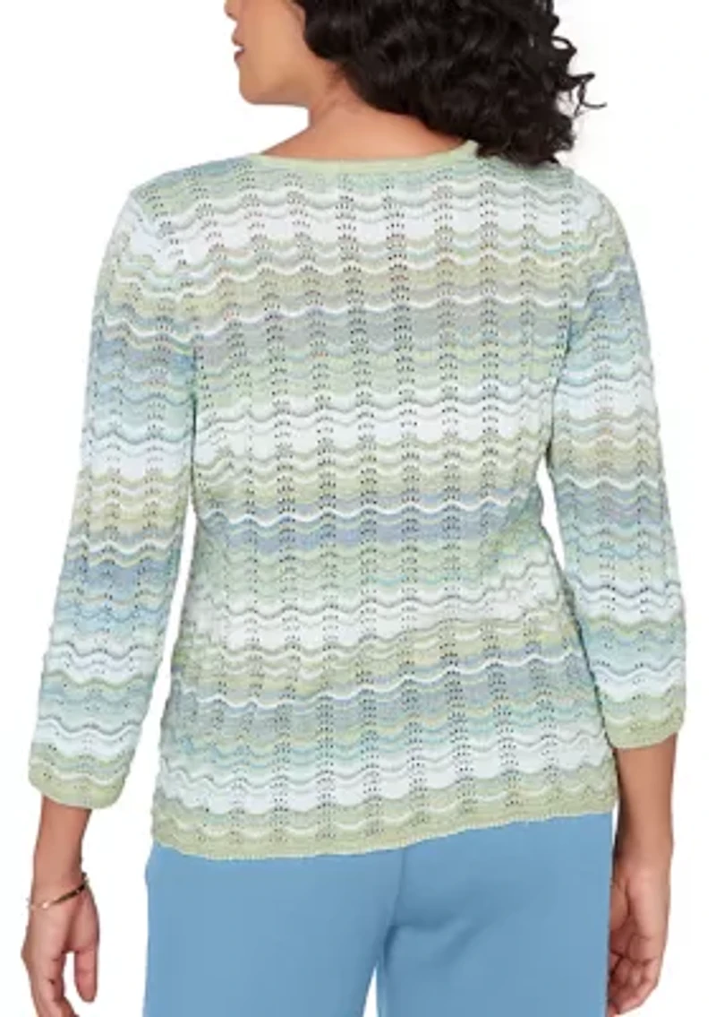 Women's St. Augustine Space Dye Texture Sweater