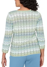 Women's St. Augustine Space Dye Texture Sweater
