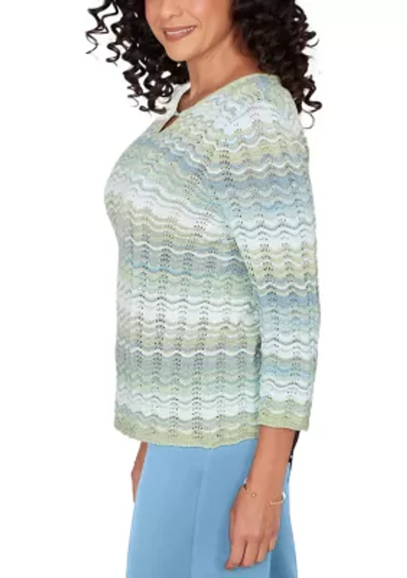 Women's St. Augustine Space Dye Texture Sweater