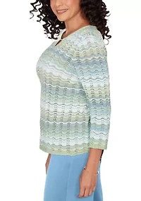 Women's St. Augustine Space Dye Texture Sweater