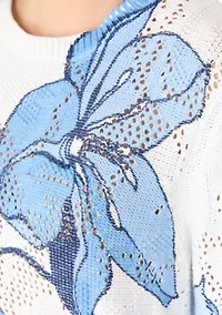 Women's St. Augustine Abstract Floral Print Sweater