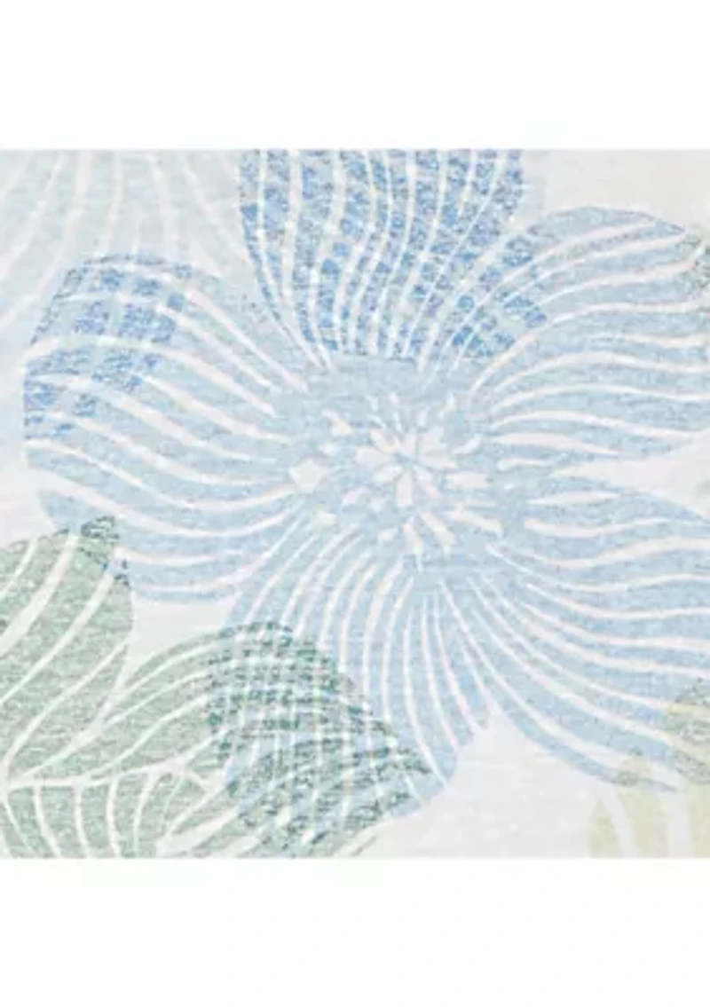 Plus St. Augustine Abstract Floral Knit Top