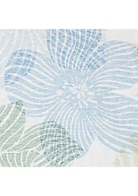 Plus St. Augustine Abstract Floral Knit Top