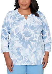 Plus St. Augustine Monotone Leaves Shirt