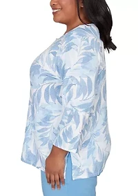 Plus St. Augustine Monotone Leaves Shirt