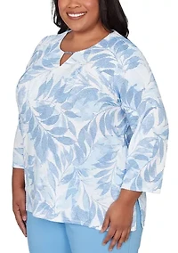 Plus St. Augustine Monotone Leaves Shirt