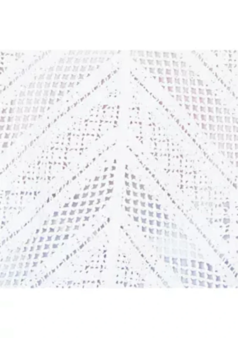 Plus St. Augustine Chevron Crochet Sweater