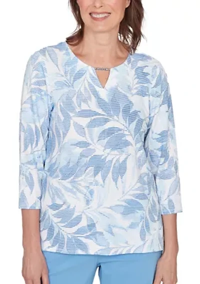 Petite St. Augustine Monotone Leaves Top