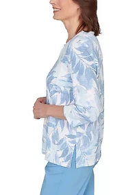 Petite St. Augustine Monotone Leaves Top