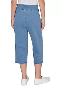 Women's Austin Butterfly Floral Pigment Print Ankle Pants