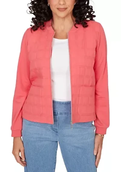 Women's Missy Austin Quilt Knit Jacket