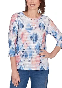 Women's Austin Aztec Diamond Top