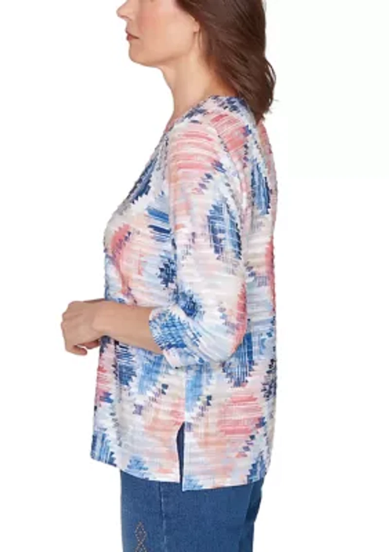 Women's Austin Aztec Diamond Top