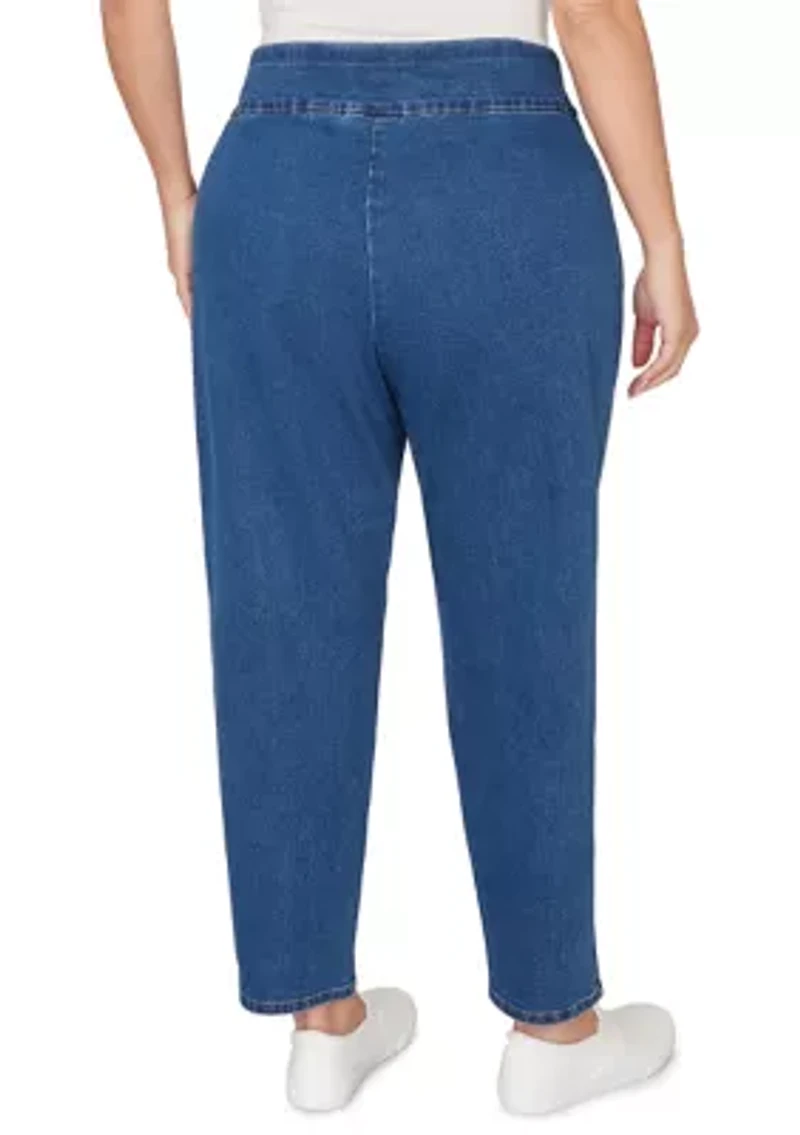 Plus Austin Proportioned Short Geo Heat Set Pant