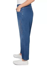 Plus Austin Proportioned Short Geo Heat Set Pant