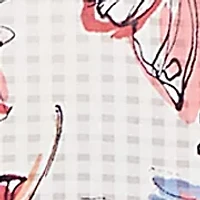 Plus Austin Etched Floral And Butterfly Top