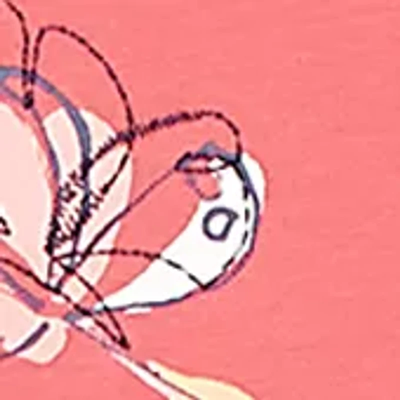 Petite Austin Asymmetric Etched Floral Shirt