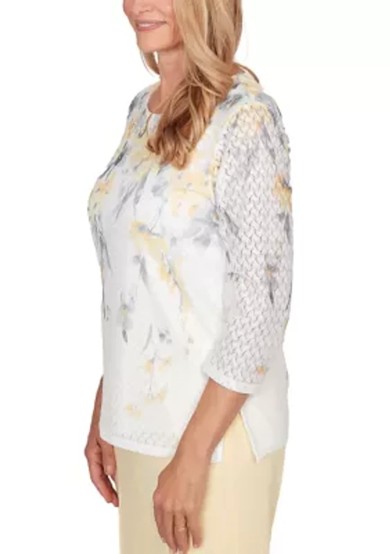 Women's Al Fresco Floral Yoke Top