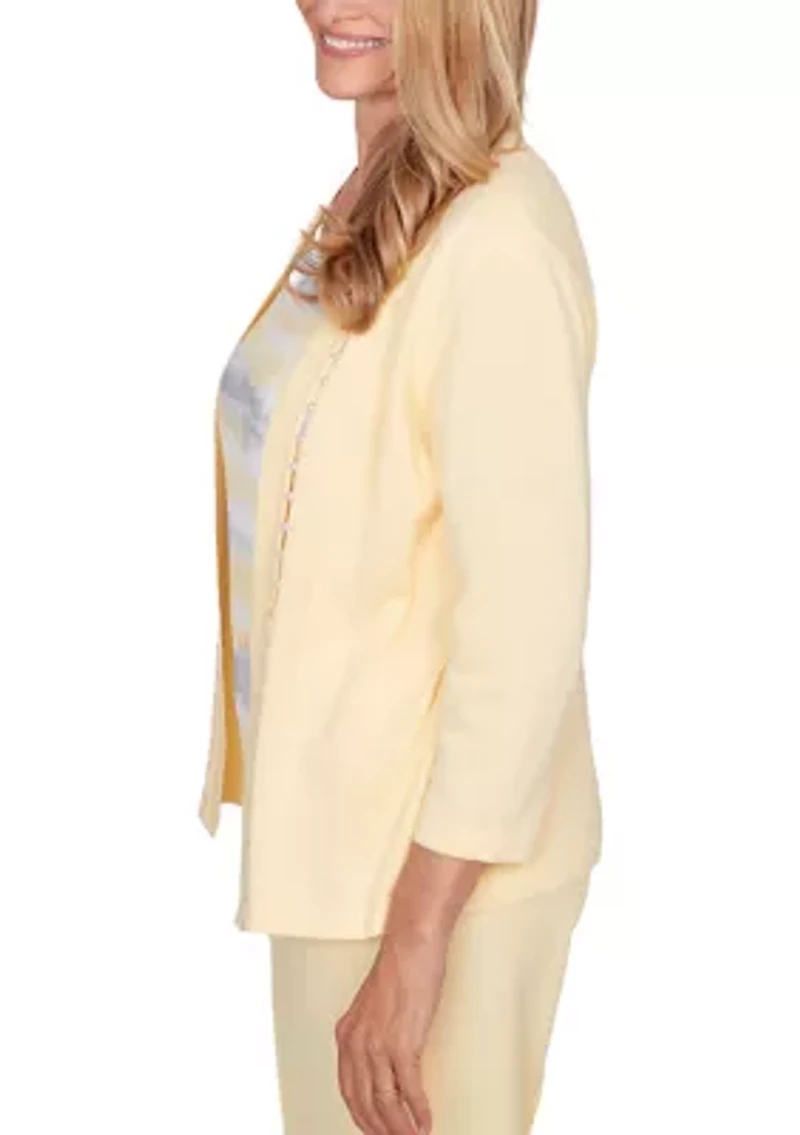 Women's Al Fresco Biadere Inner Two One Cardigan Set