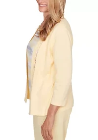 Women's Al Fresco Biadere Inner Two One Cardigan Set