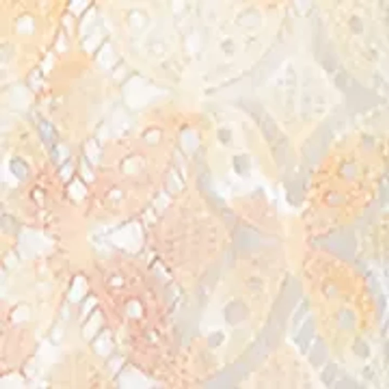 Plus Al Fresco Floral Lace Two For One Top