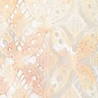 Plus Al Fresco Floral Lace Two For One Top