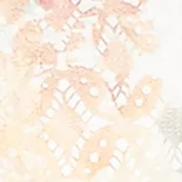 Petite Al Fresco Floral Lace Two For One Top