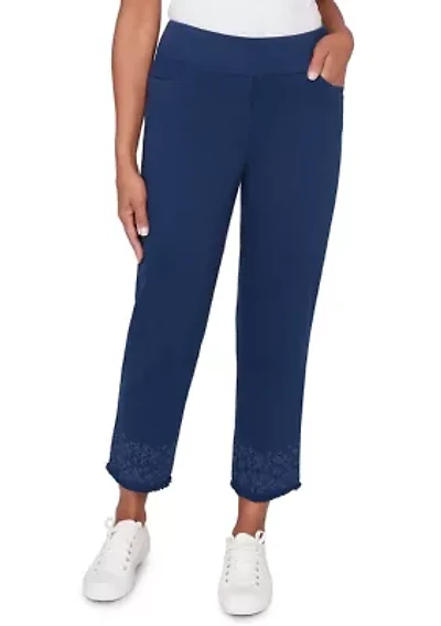 Men's Missy Mykonos Embroidered Geo Ankle Pants