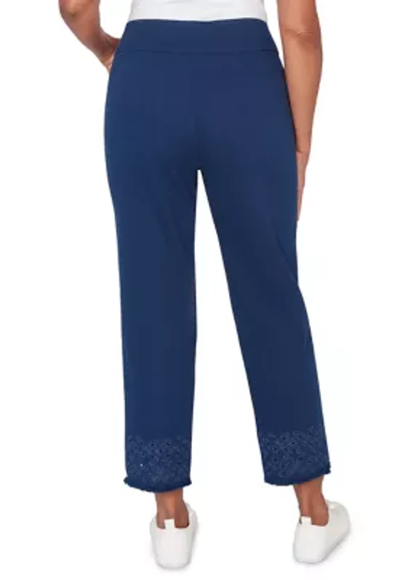 Men's Missy Mykonos Embroidered Geo Ankle Pants