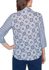 Women's Mykonos Twin Geo Top