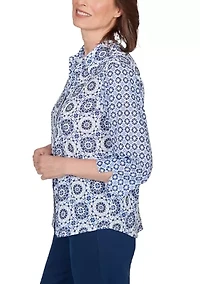 Women's Mykonos Twin Geo Top