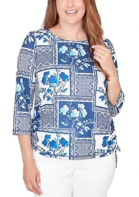 Women's Missy Mykonos Framed Floral