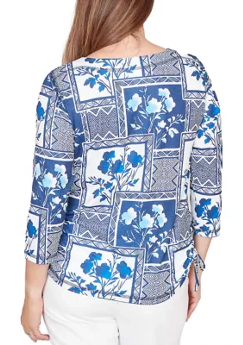 Women's Missy Mykonos Framed Floral