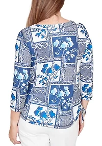 Women's Missy Mykonos Framed Floral