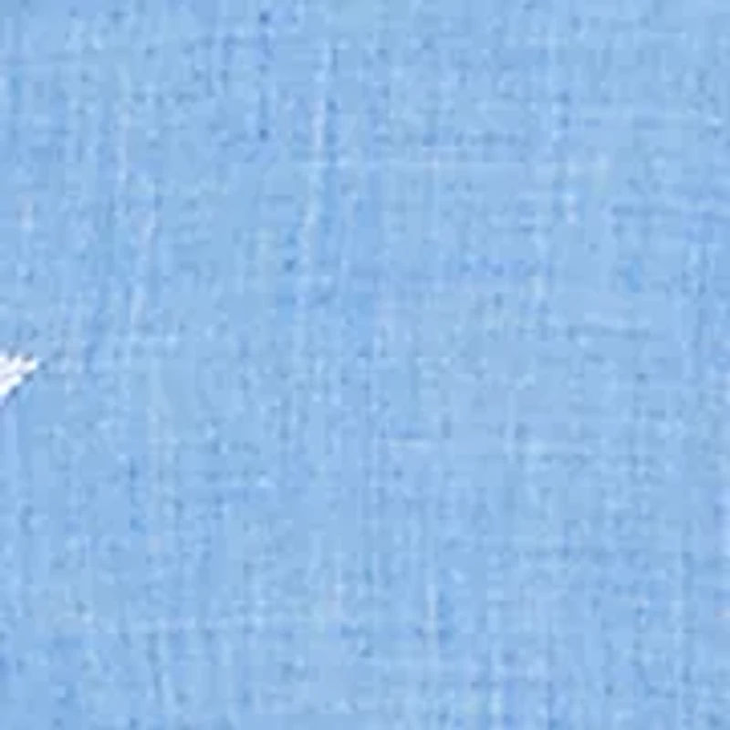 Petite Mykonos Floral Texture Embroidered Top