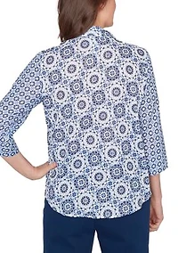 Petite Mykonos Twin Geo Top