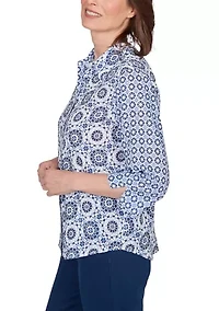 Petite Mykonos Twin Geo Top