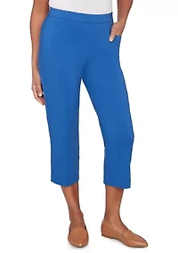 Women's The Royal Treatment Patch Pocket Capri Pants