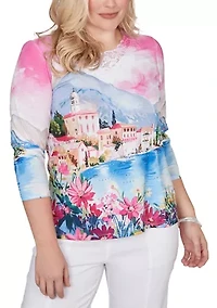 Women's The Royal Treatment Lake Como Top