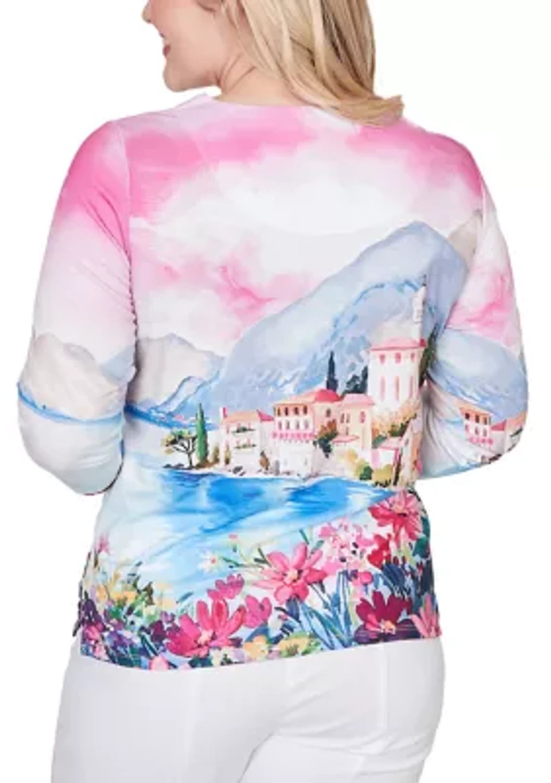 Women's The Royal Treatment Lake Como Top